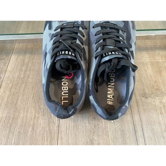 NOBULL Camo Low Top Athletic Sneakers Shoes Mens 8 Womens 9.5 Gray Cross fit main image 6